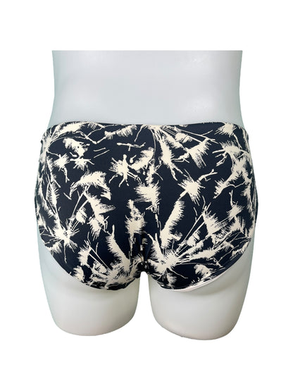 Black & White Patterned Swimwear Bottoms