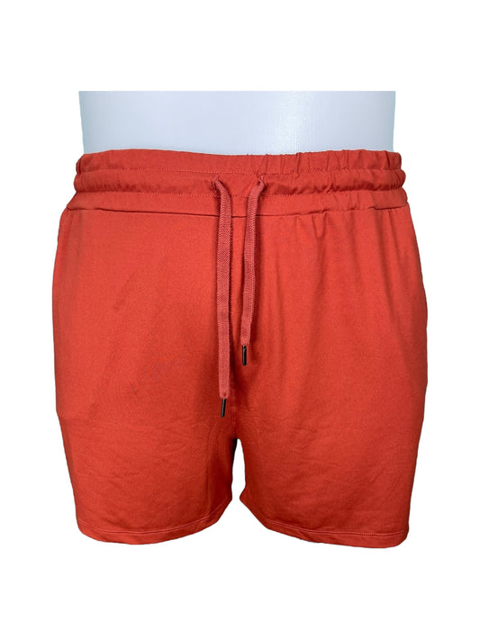 Burnt Orange Drawstring Shorts