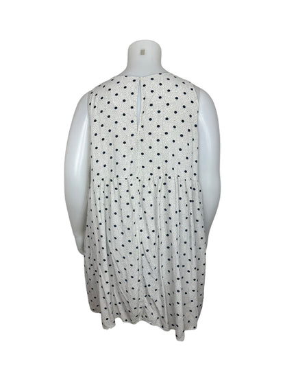 White Polkadot Dress