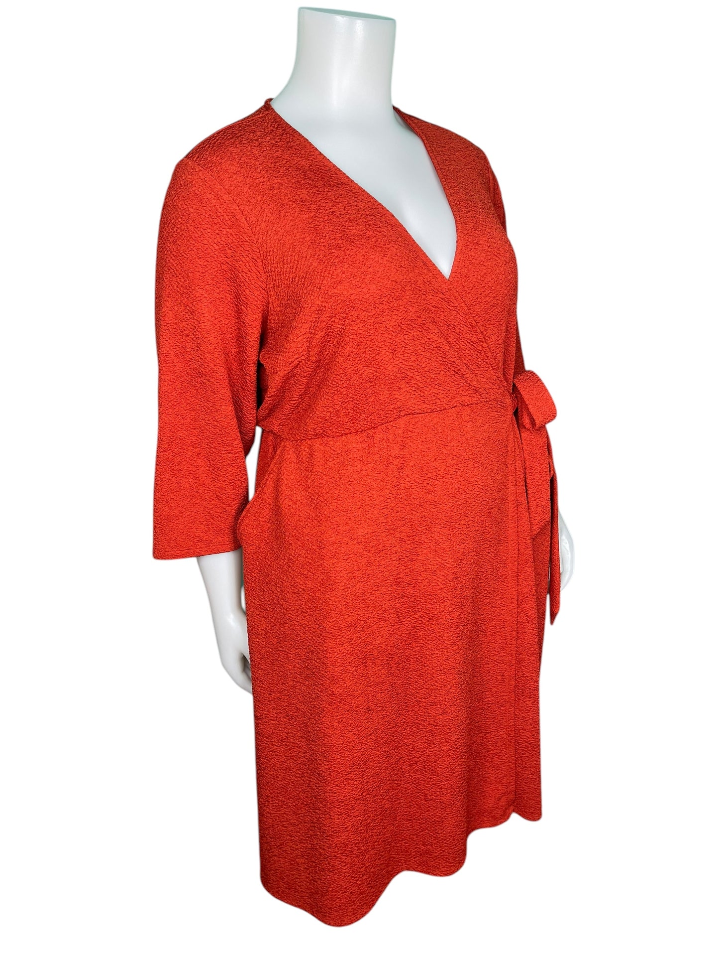 Burnt Orange Dress w/ Pockets