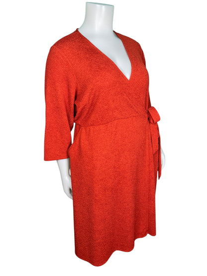 Burnt Orange Dress w/ Pockets