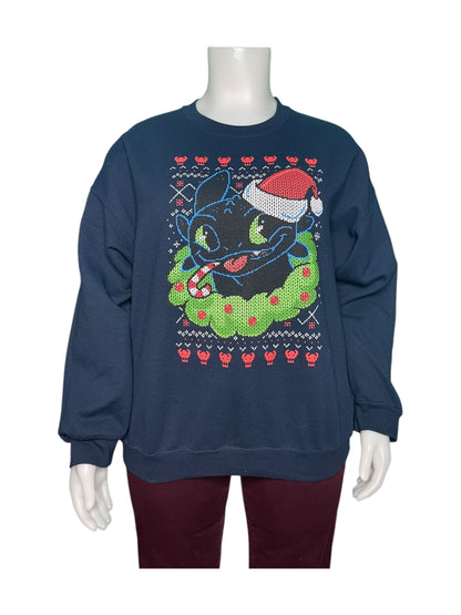 Blue Toothless Xmas Sweater