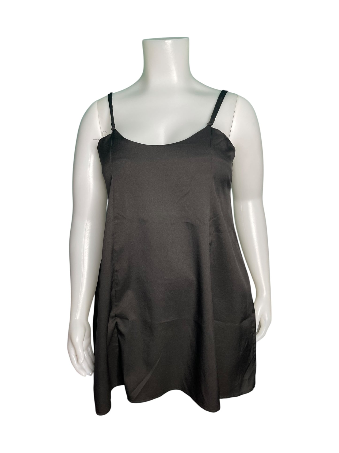 Black Spaghetti Mini Dress