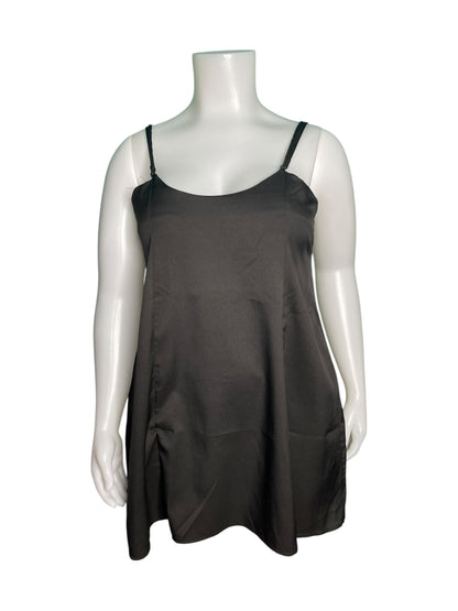 Black Spaghetti Mini Dress