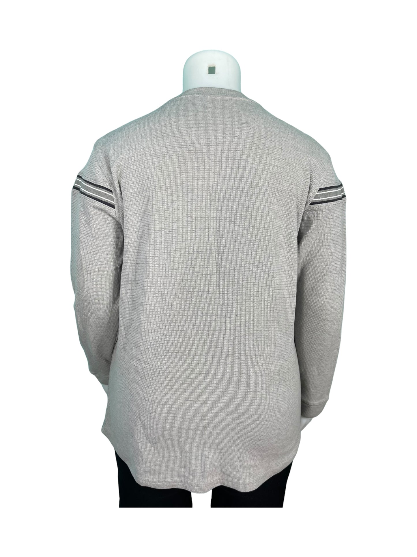 Grey Crewneck w/ Chest Stripes (XL)