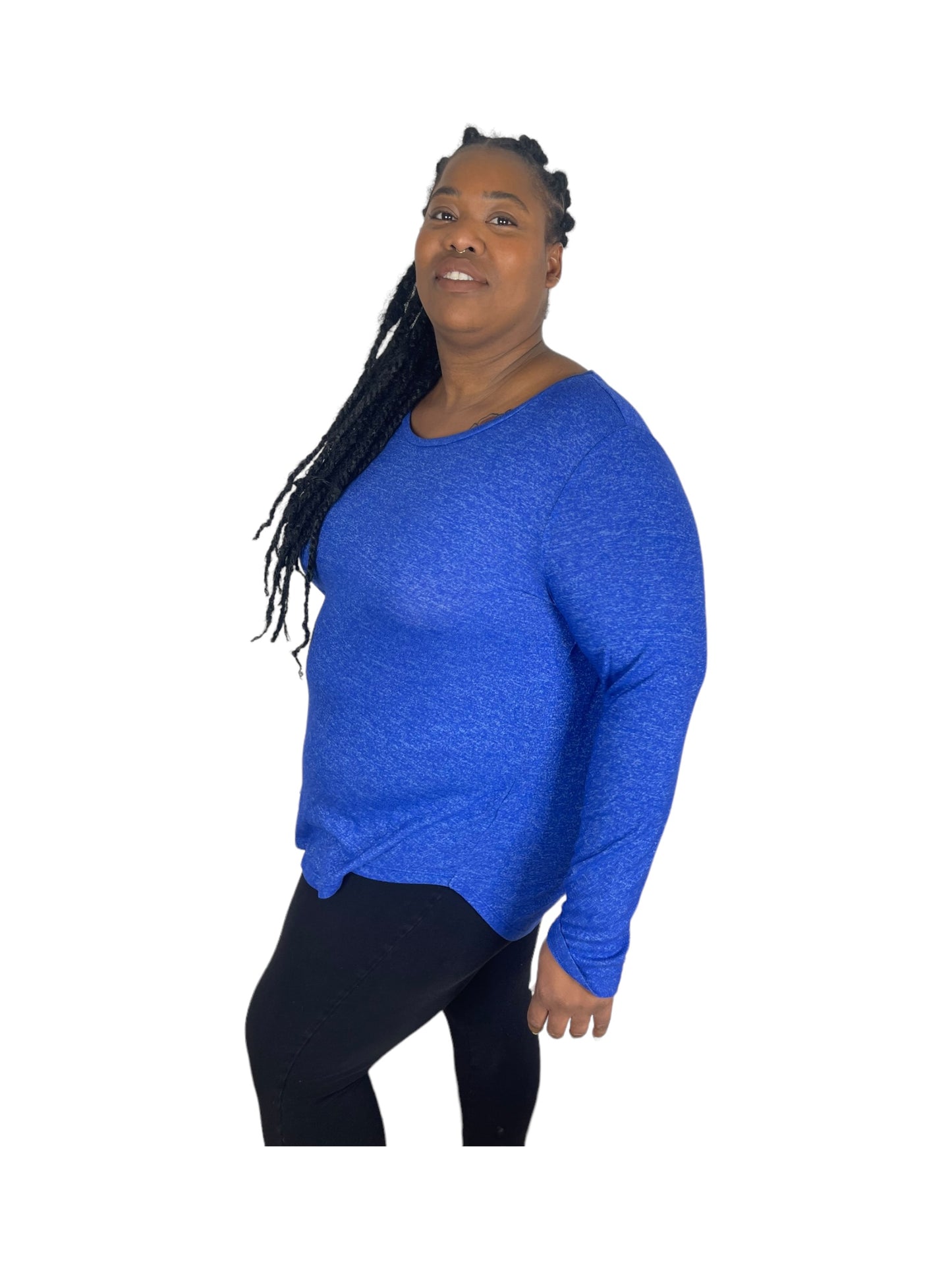 Blue Long-sleeved Shirt (XL)