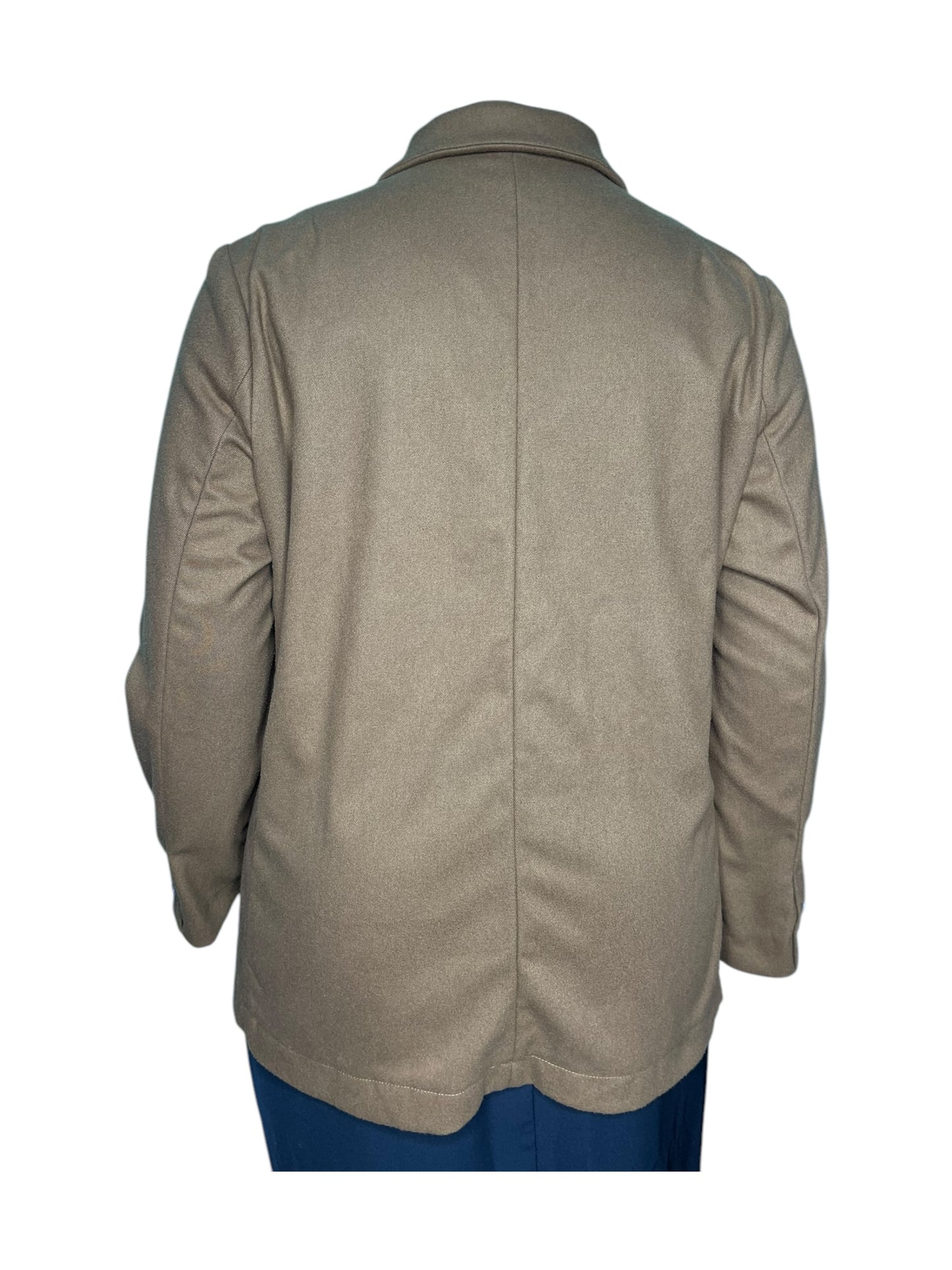 Tan 2 Button Long Sleeved Blazer