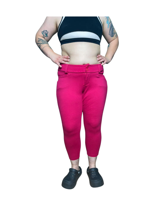 Bright Pink Capri Pants