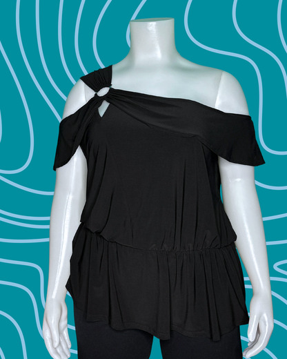 Black Off the Shoulder Blouse