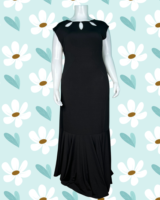 Black Sleeveless Maxi Dress