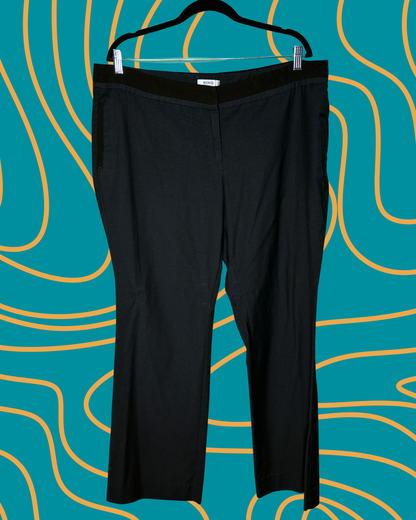 Black & Navy Skinny Pants