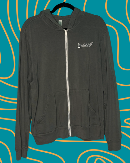 Dark Grey Hoodie Zipper