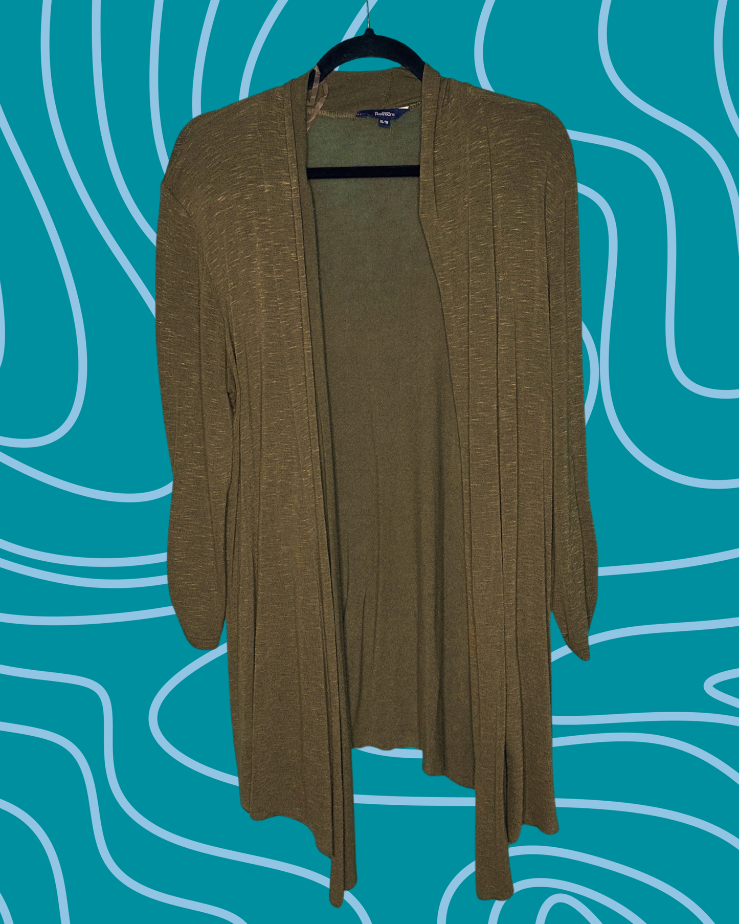 Olive Green Lightweight Cardigan