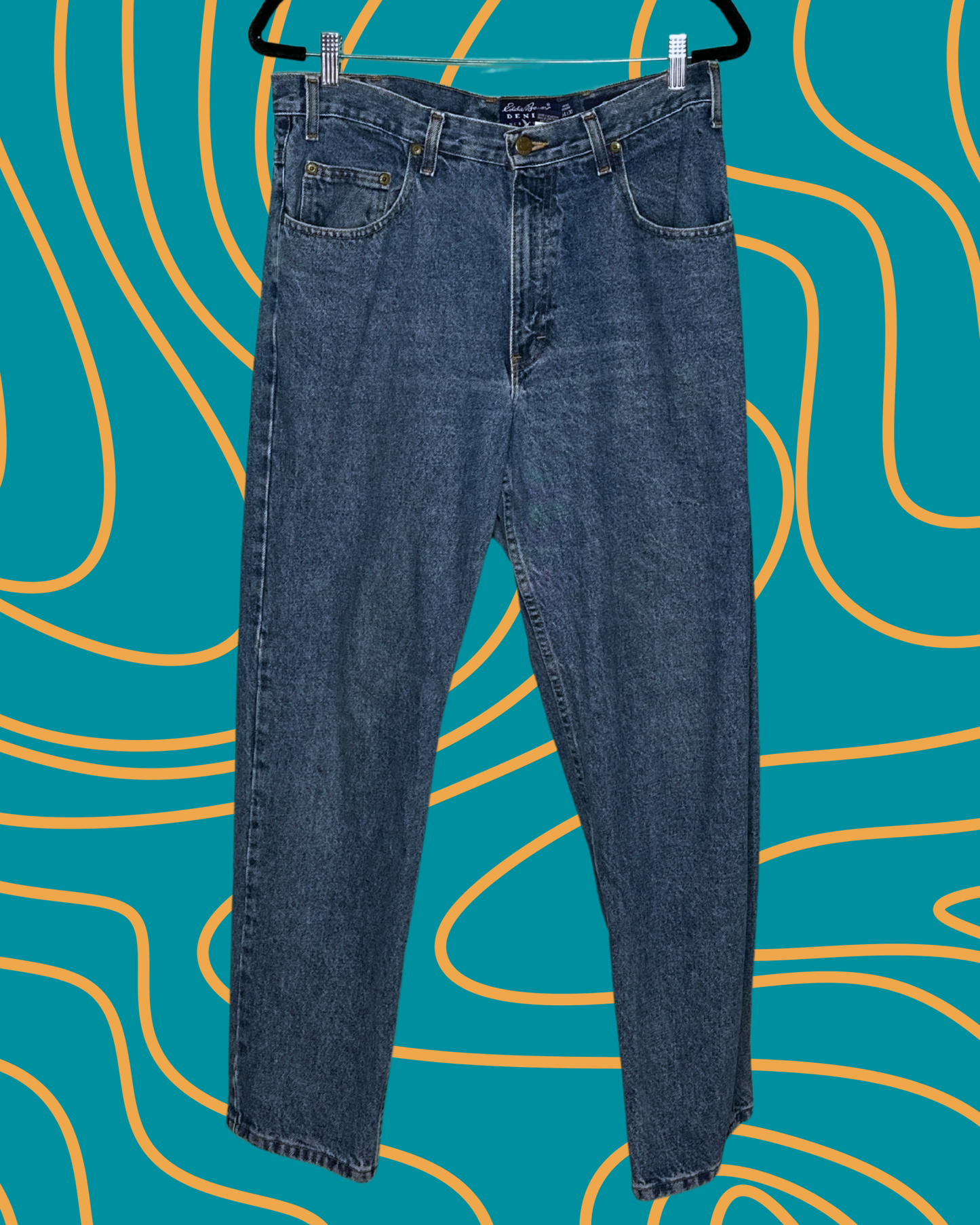 Blue Straight Leg Denim