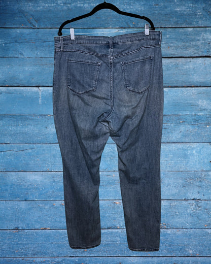 Blue Straight Leg Jeans
