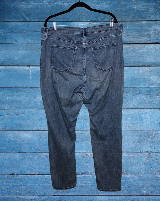 Blue Straight Leg Jeans