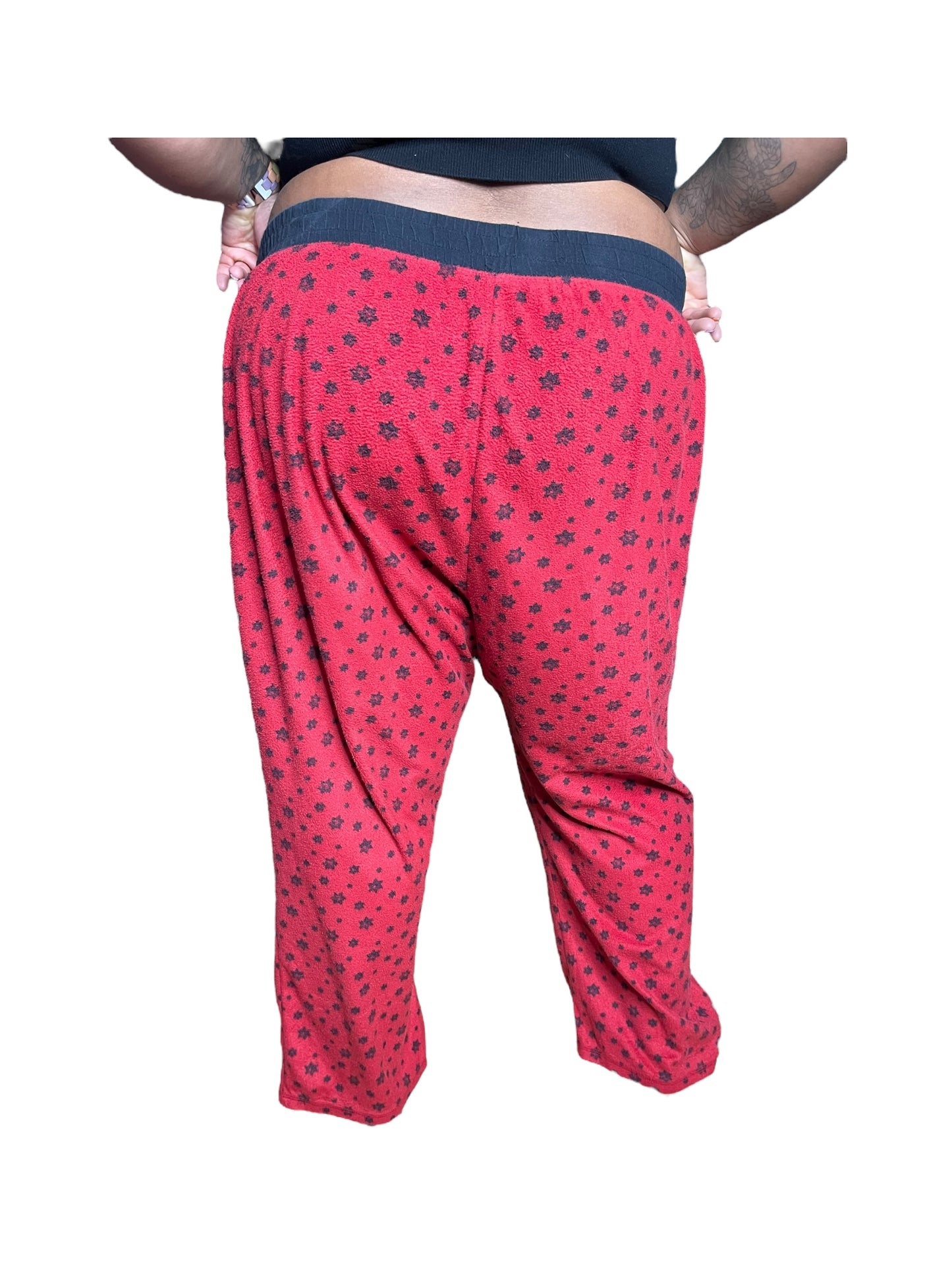 Red Star Patterned PJ Bottoms