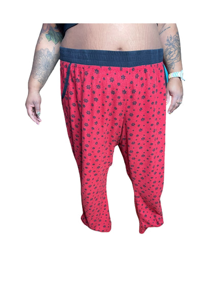 Red Star Patterned PJ Bottoms