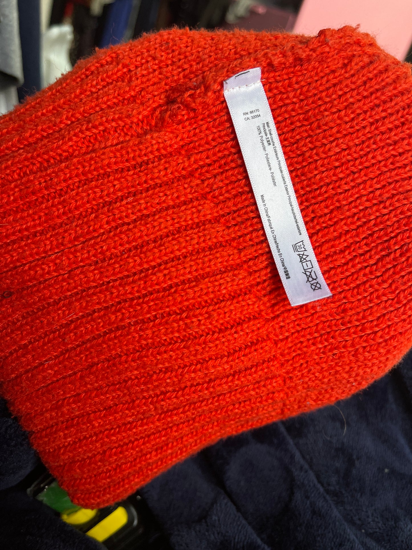 Bright Orange Toque