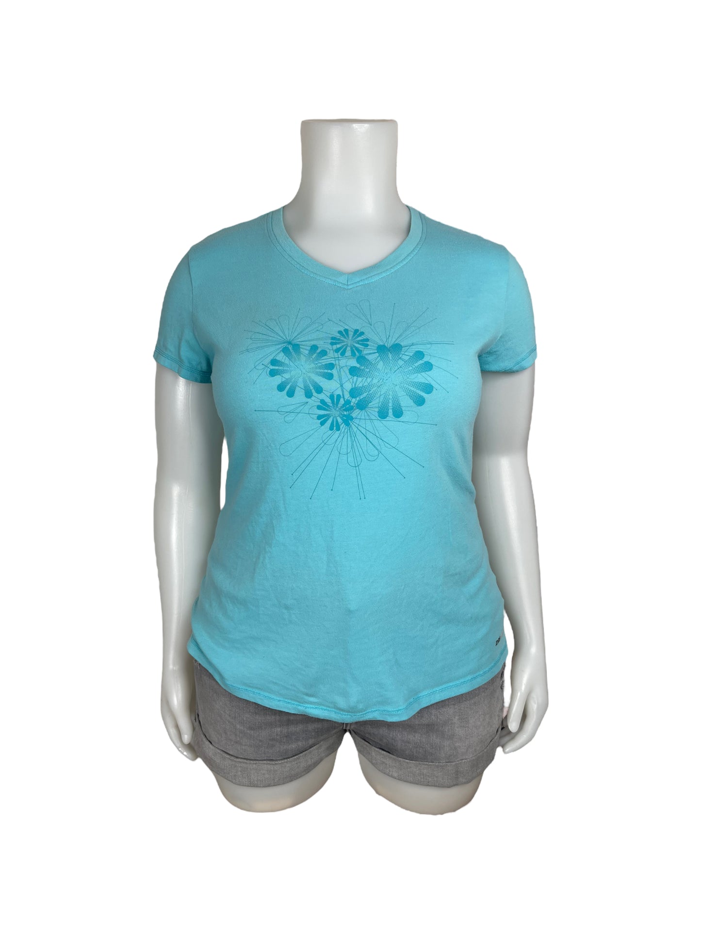 Light Blue Graphic T-Shirt