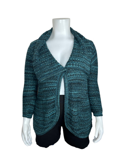 Teal Long sleeved Cardigan