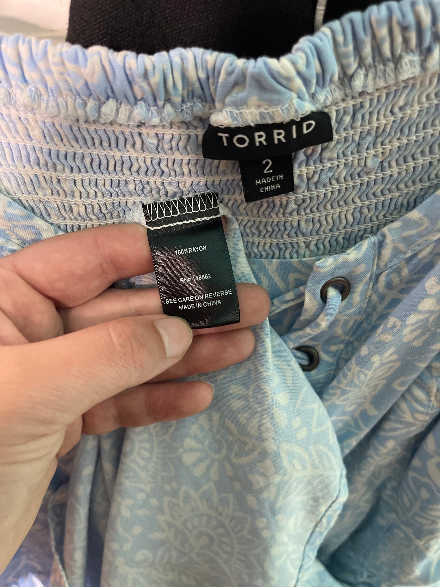 Baby Blue Spaghetti Strap Summer Dress