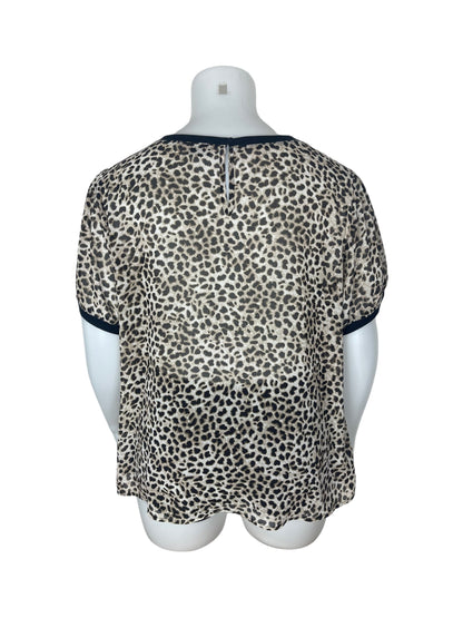 Cheetah Print Sheer w/ Black Trim (2)