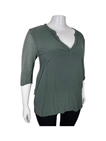 Dark Green 3/4 Sleeves