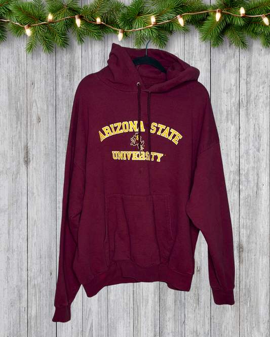 Burgundy Arizona State University Hoodie