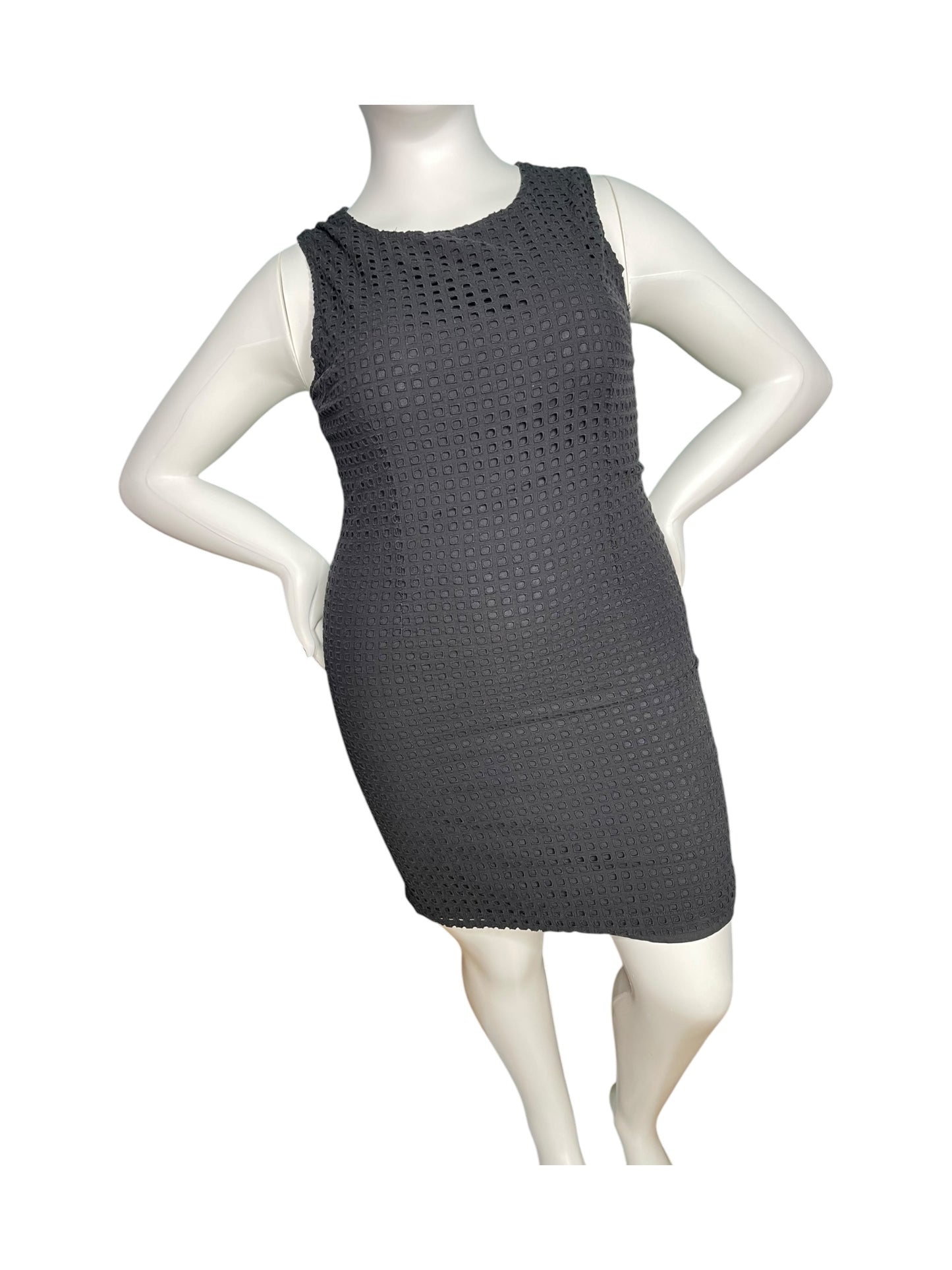 Black Fitted Business Bodycon Dress