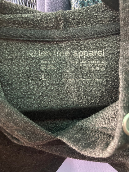 Dark Grey with Purple Thunderbolt Graphic Hoodie