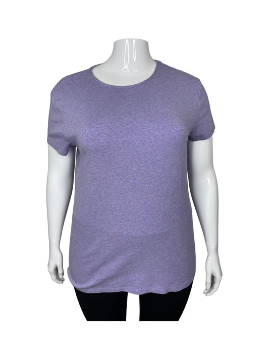 Light Purple Basic T-Shirt (XXL)