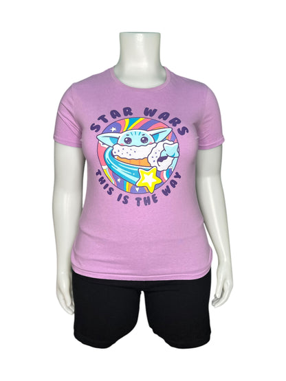 Light Purple "Star Wars" Graphic T-Shirts