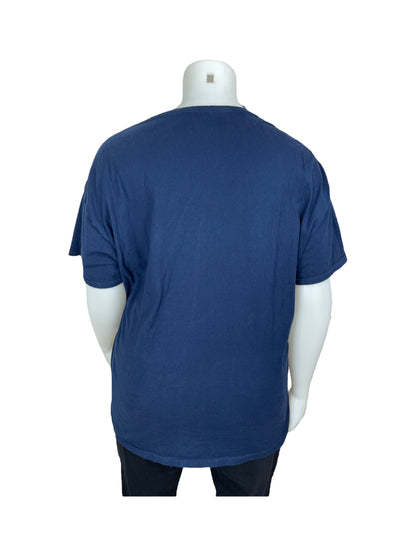 “Fruit of the Loom”Navy Blue T-Shirt (2XL)