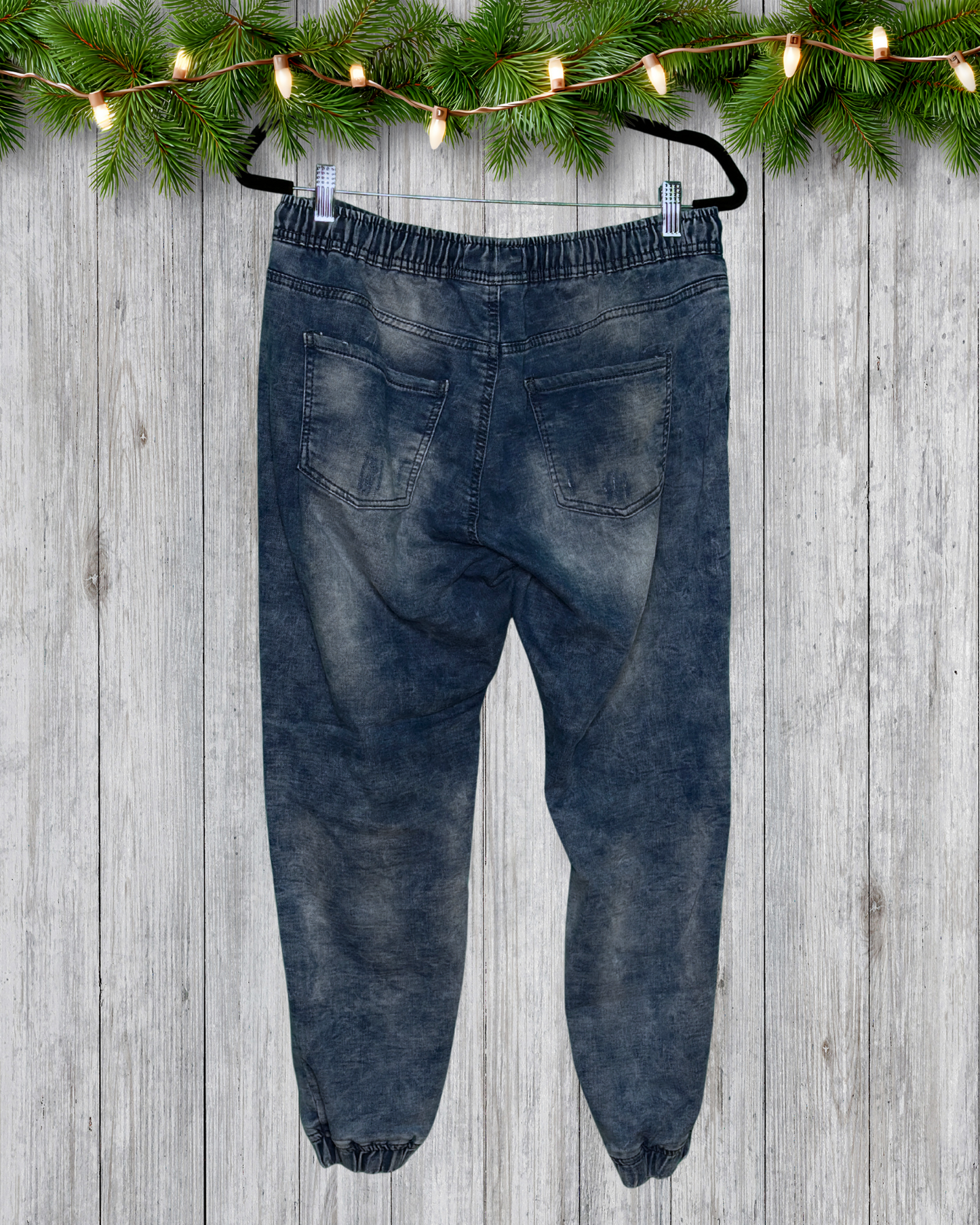 Light Blue Wash Joggers