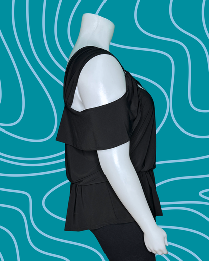 Black Off the Shoulder Blouse