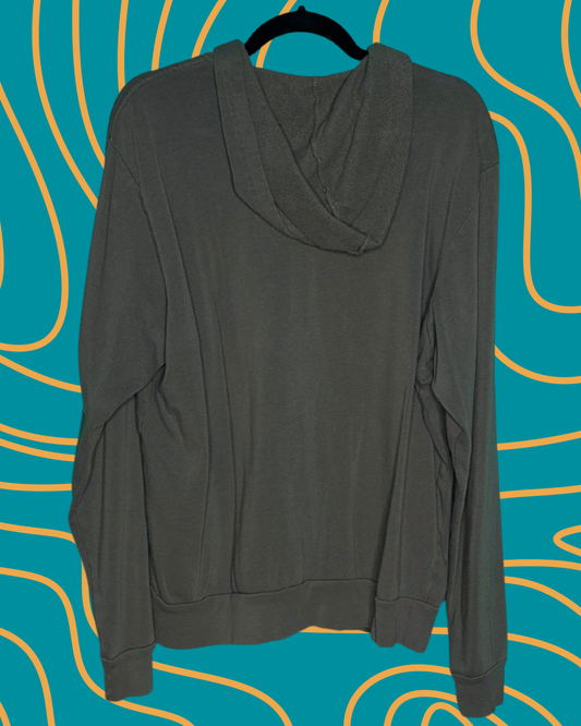 Dark Grey Hoodie Zipper