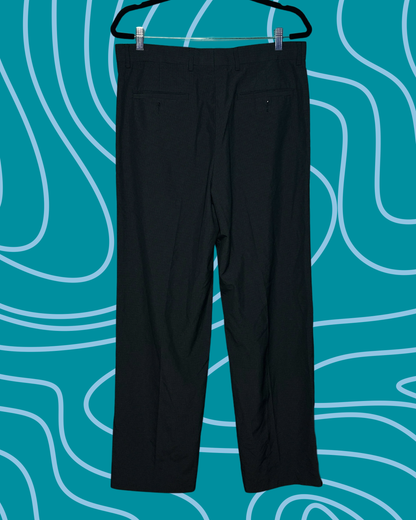 Black Wide Leg Dress Pants