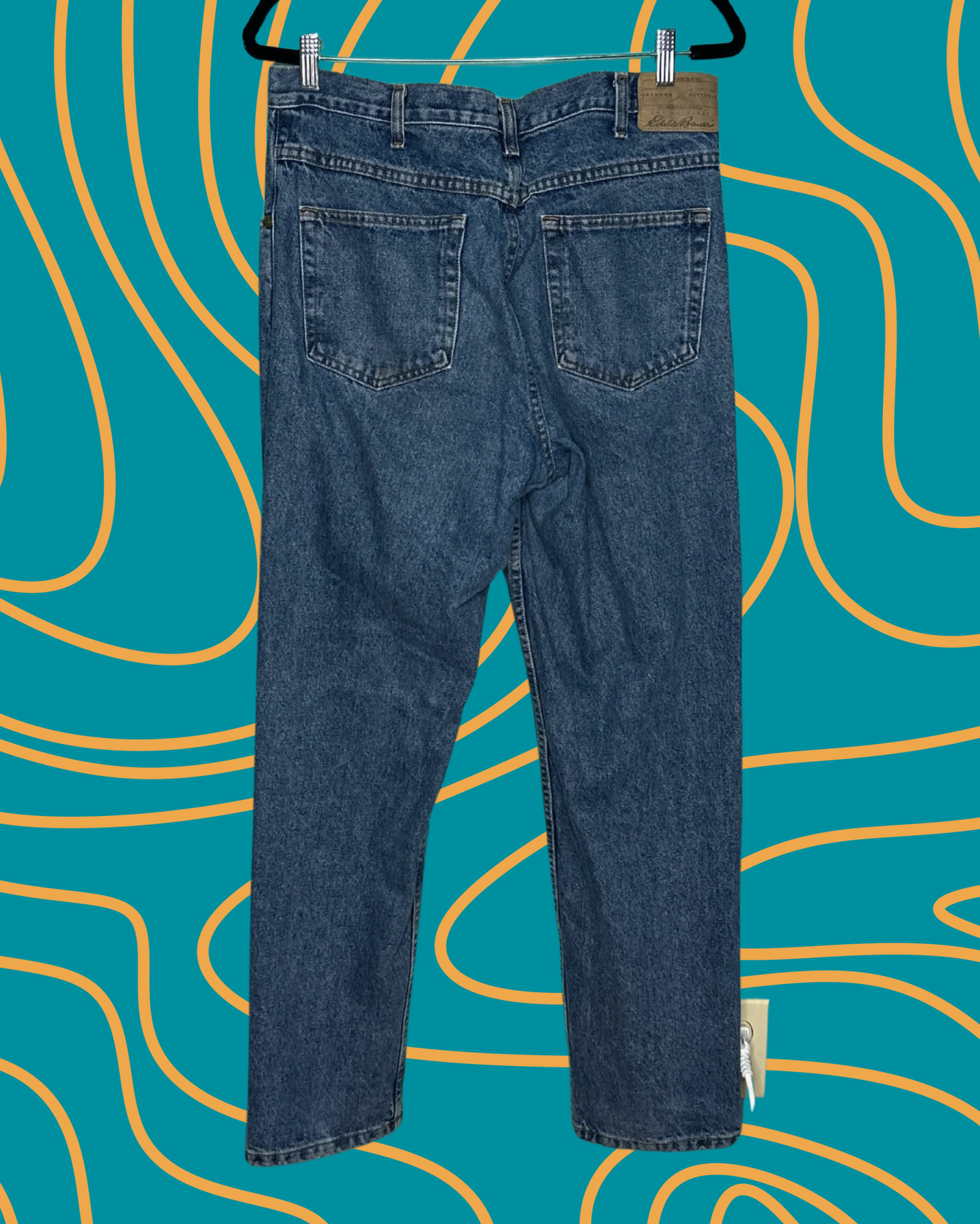 Blue Straight Leg Denim