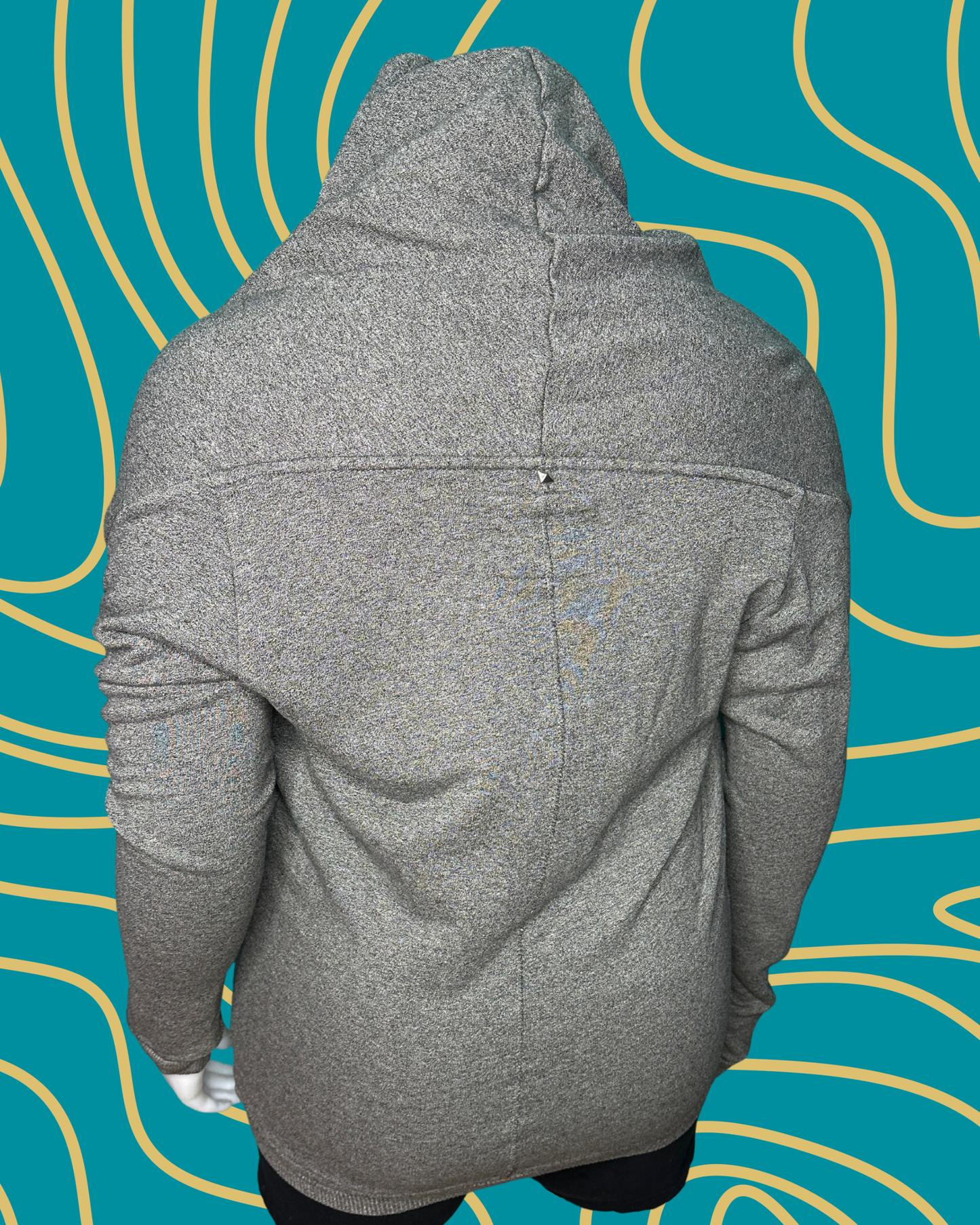 Grey Long Sleeved Cardigan