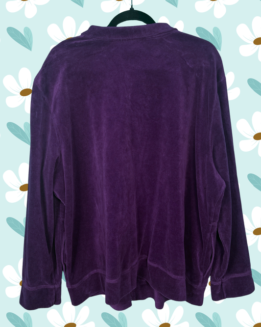 Purple Velvet Jacket and Pant