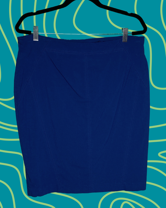 Royal Blue Pencil Skirt