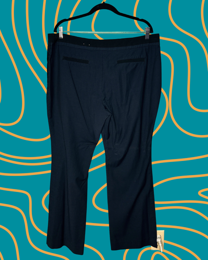 Black & Navy Skinny Pants