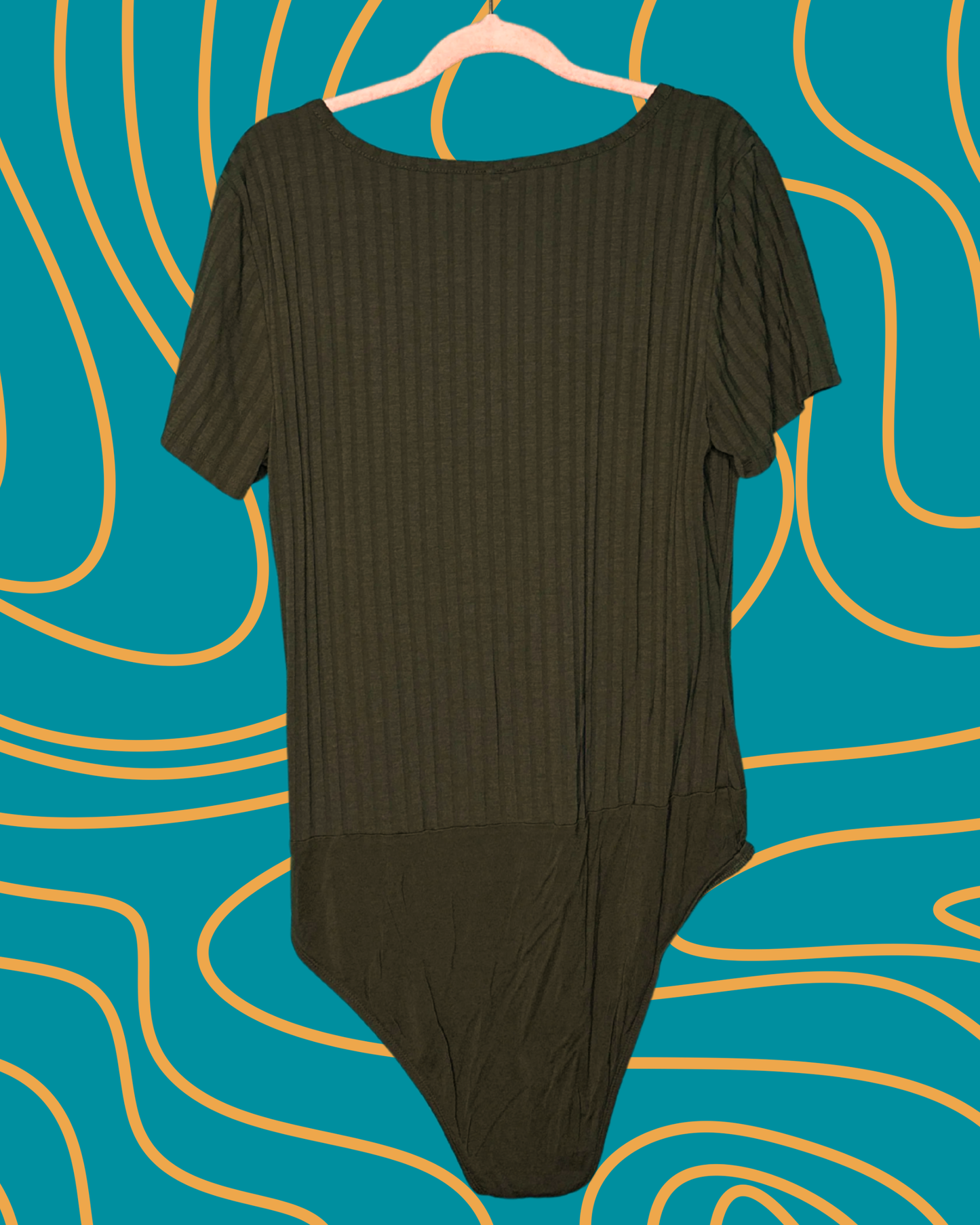 Olive Green Short Sleeved Bodysuit