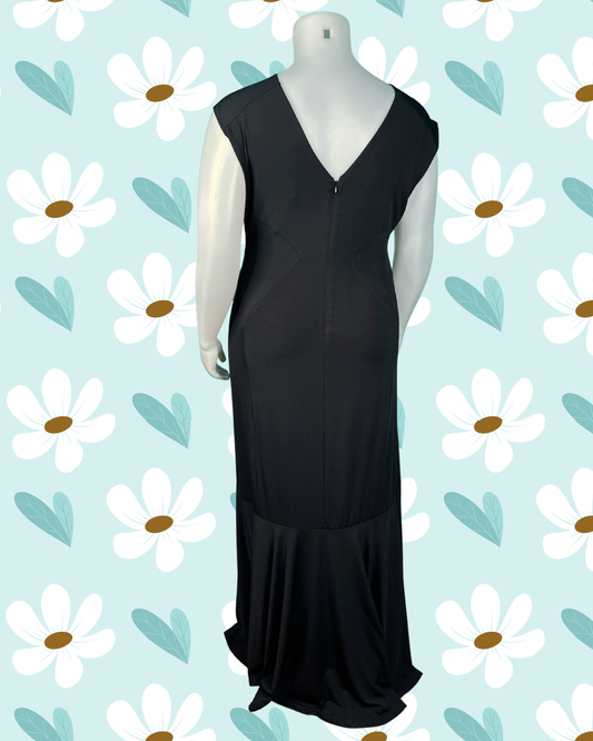 Black Sleeveless Maxi Dress
