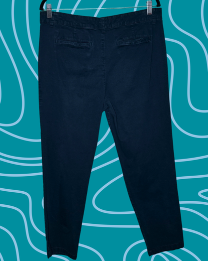 Navy Straight Legged Pants
