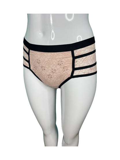 Pink & Black Lace Underwear Lingerie