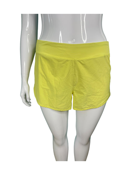 Yellow Running Shorts