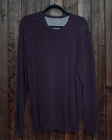 Dark Purple Long Sleeved Knit Jumper