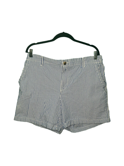 Baby Blue & White Vertical Stripped Sailor Style Shorts